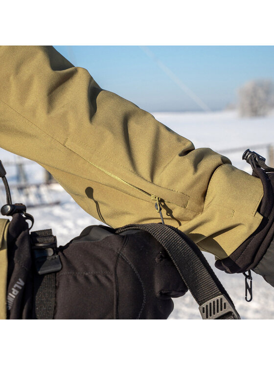 Alpinus Alpinus Kurtka narciarska Tochal Żółty Regular Fit
