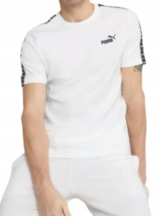 Puma Puma Póló Ess Tape 684674 Fehér Regular Fit