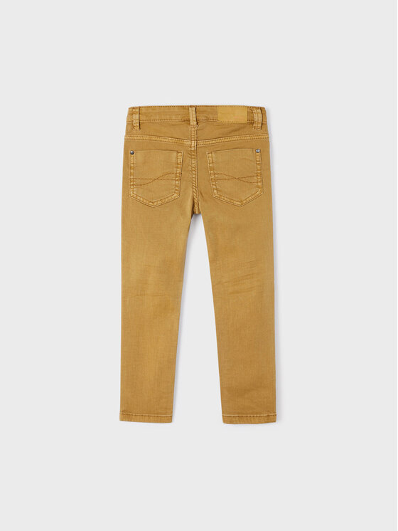 Mayoral Mayoral Hlače iz tkanine 3517 Bež Skinny Fit