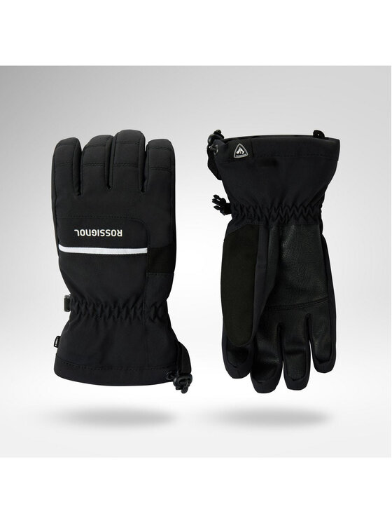 Rossignol Rossignol Rękawice narciarskie Jr Roc Ski Gloves R-Shell Dry Czarny