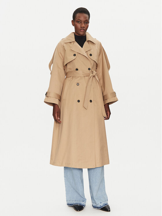 ViCOLO ViCOLO Tenchcoat TD0029 Beige Regular Fit