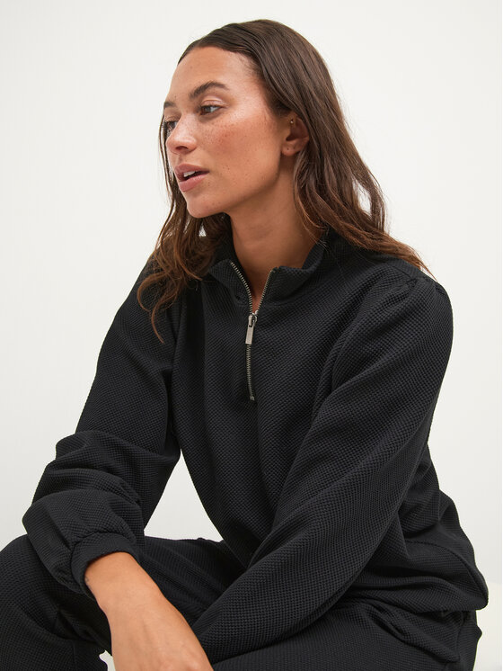 Kaffe Kaffe Μπλούζα Pillo 10507099 Μαύρο Loose Fit