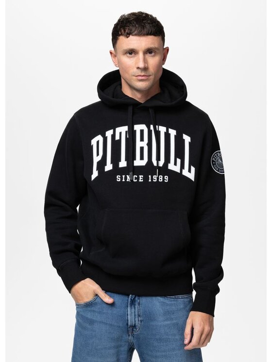 PITBULL PITBULL Bluza NORTON Czarny Regular Fit