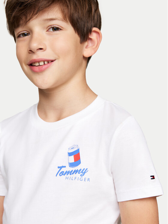 Tommy Hilfiger Tommy Hilfiger T-krekls KB0KB09281 Balts Regular Fit