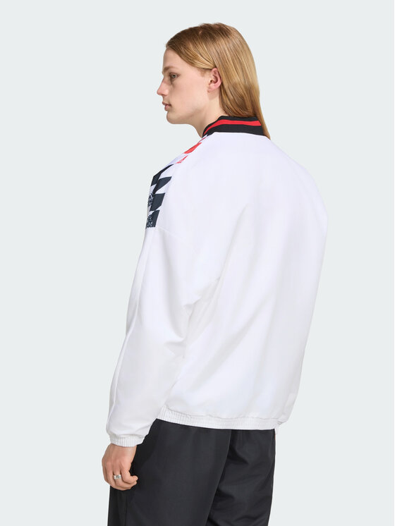 adidas adidas Kurtka wielofunkcyjna Manchester United Stadium Biały Regular Fit