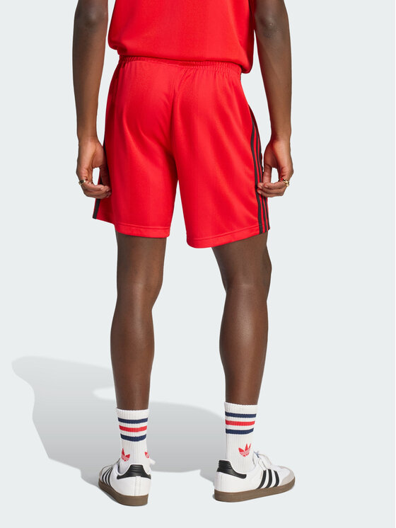 adidas adidas Szorty materiałowe 158529 Czerwony Regular Fit