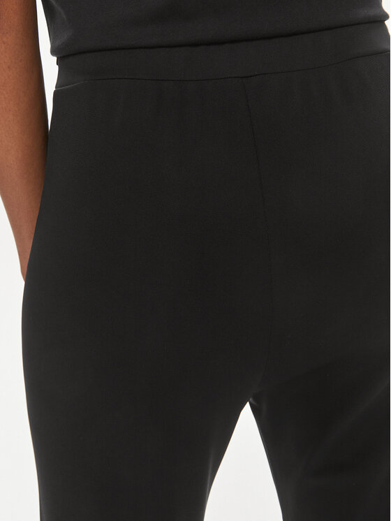 Just Cavalli Just Cavalli Kalhoty z materiálu 76PAA1A8 Černá Regular Fit
