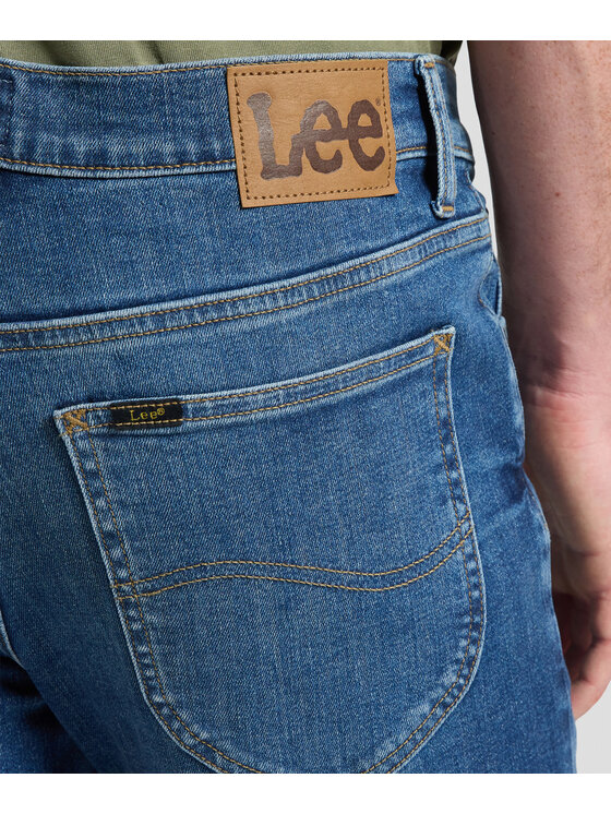 Lee Lee Jeansy 112386552 Niebieski Skinny Fit