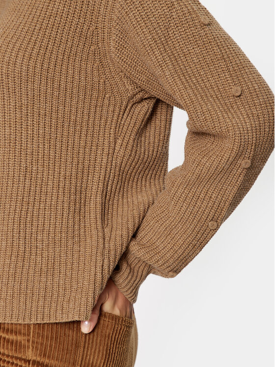 TWINSET TWINSET Sweter 232TT3330 Brązowy Regular Fit
