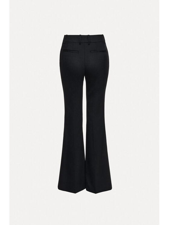 La Mania La Mania Spodnie garniturowe EDO Czarny Basic Fit