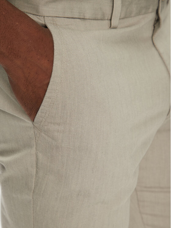 BOSS BOSS Kalhoty z materiálu P-Kaiton1 50538828 Béžová Slim Fit