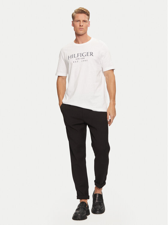 Tommy Hilfiger Tommy Hilfiger T-Shirt MW0MW36499 Weiß Regular Fit