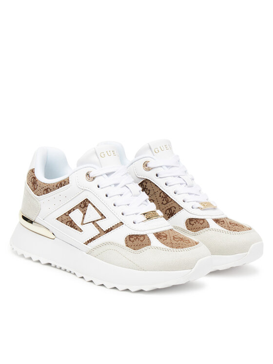 Guess Guess Sneakersy FLTKOR FAL12 Biela