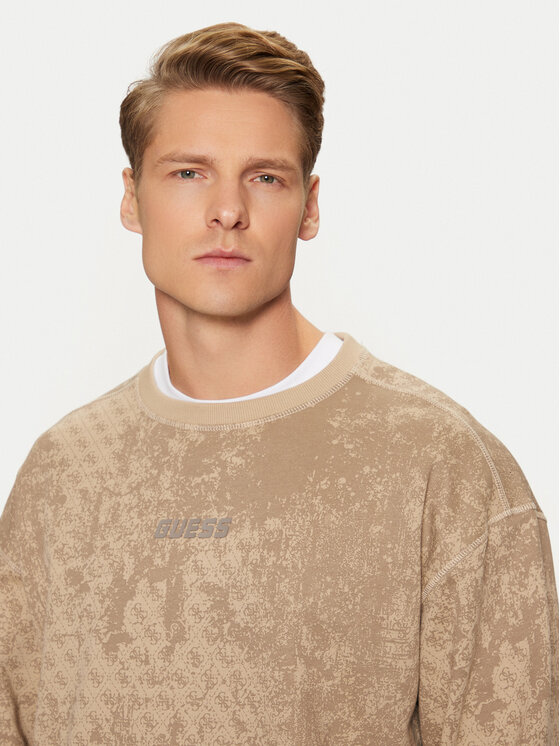Guess Guess Μπλούζα Z5RQ17 K9YI1 Μπεζ Regular Fit