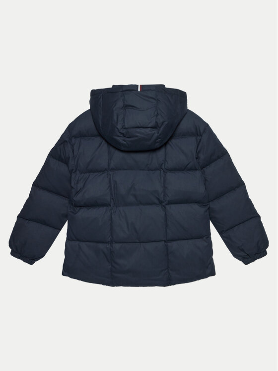 Tommy Hilfiger Tommy Hilfiger Kurtka puchowa KG0KG08392 D Granatowy Regular Fit