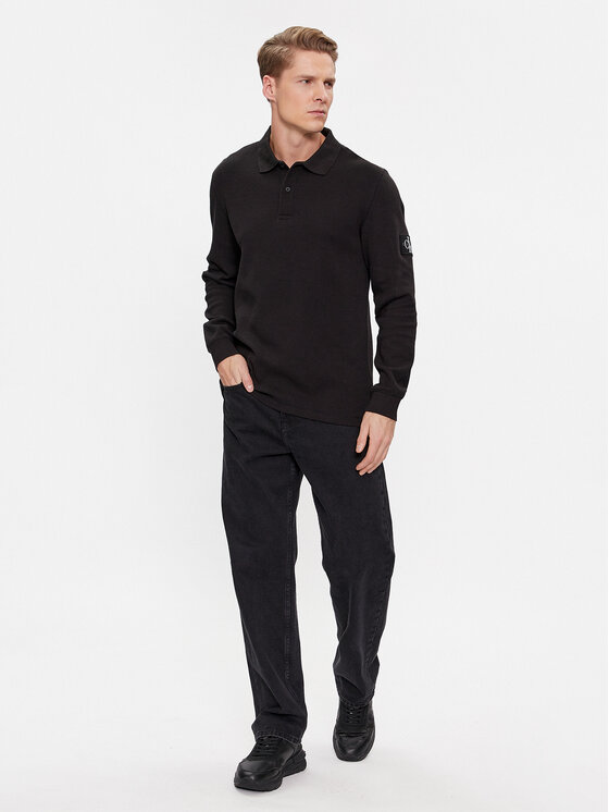Calvin Klein Jeans Calvin Klein Jeans Polokošile J30J324961 Černá Regular Fit