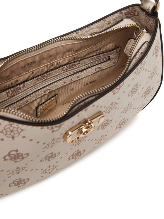 Guess Guess Kabelka Emelie Logo HWGP99 28180 Écru