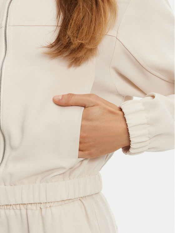 Marella Marella Felpa Daria 2513041045 Écru Regular Fit