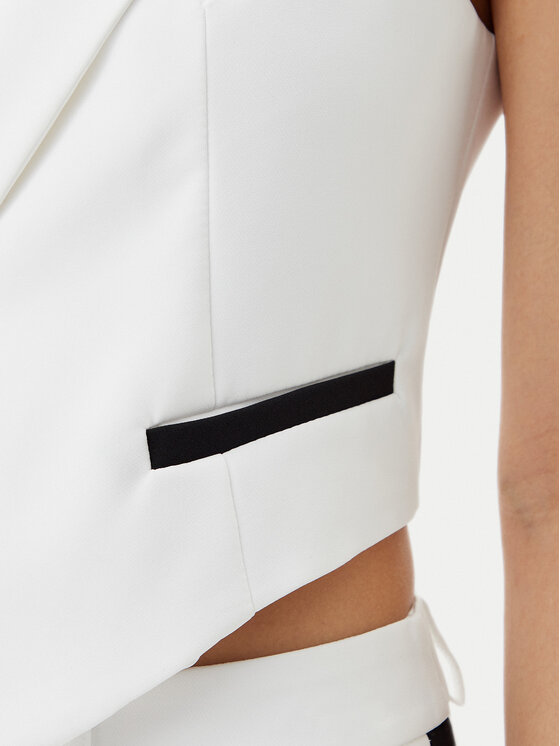 Maryley Maryley Жилет 25EB190/43BN Білий Regular Fit