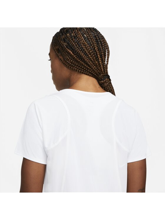 Nike Nike T-Shirt Dri-FIT Race Biały Regular Fit
