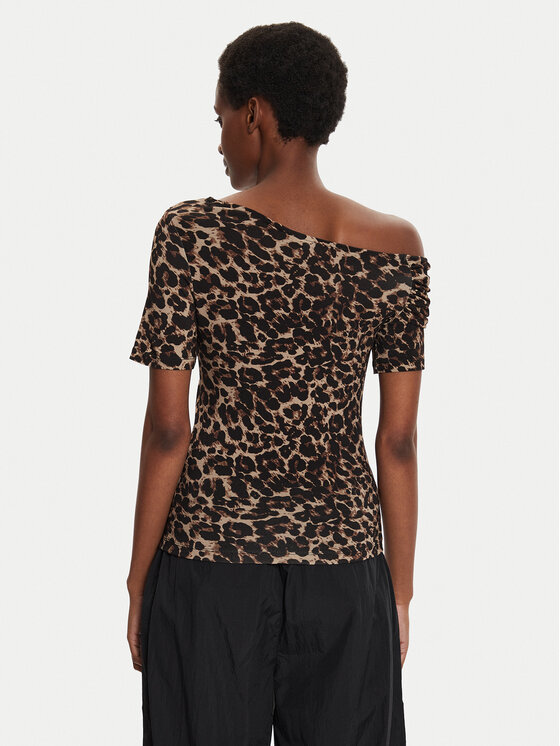 Vila Vila Bluza Suri 14106413 Rjava Regular Fit