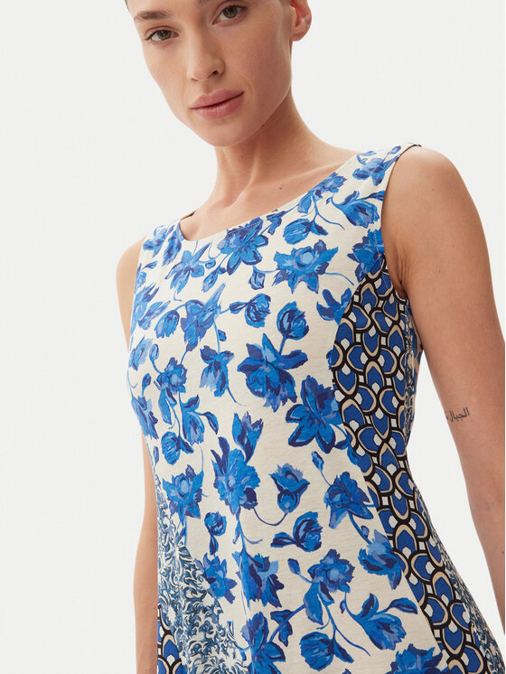Weekend Max Mara Weekend Max Mara Sukienka letnia Cubano 2515621062 Niebieski Relaxed Fit