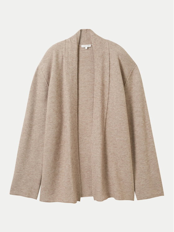 Tom Tailor Tom Tailor Kardigan 1042994 Bež Regular Fit