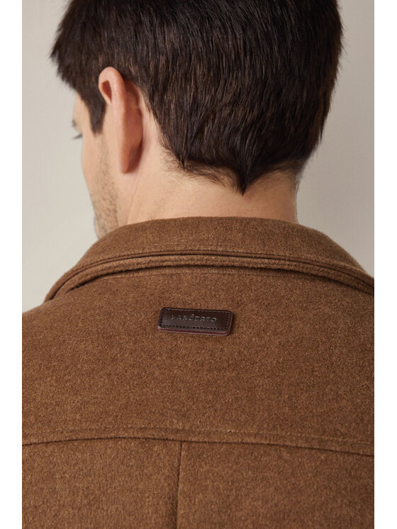 Lancerto Lancerto Płaszcz zimowy Vernol PC073225000019 Beżowy Regular Fit