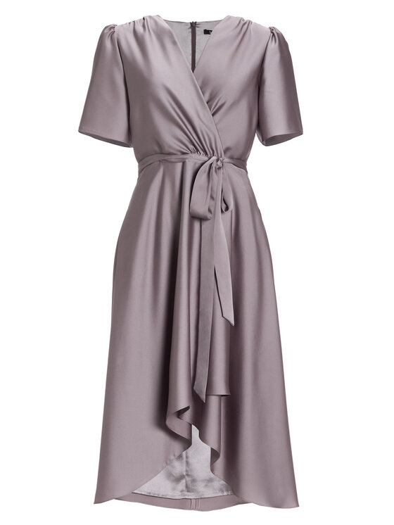 Swing Swing Sukienka koktajlowa 5AJ04000 Fioletowy Regular Fit