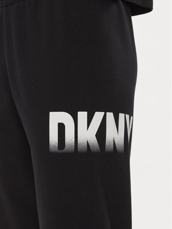 DKNY Sport DKNY Sport Spodnji del trenirke DP3P3379 Črna Relaxed Fit