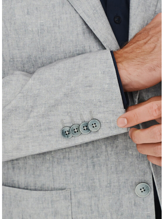 Pako Lorente Pako Lorente Marynarka P24WF-3X-026 Szary Slim Fit