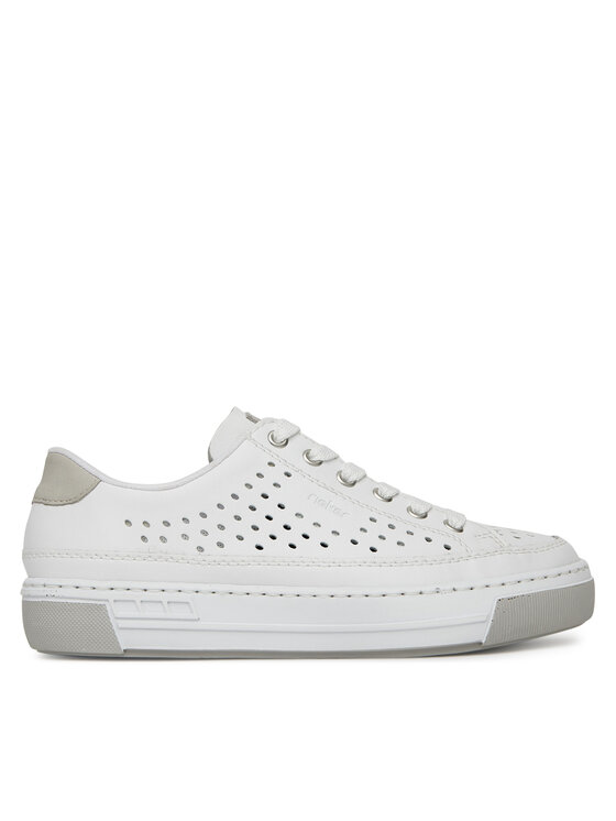 Rieker Rieker Sneakersy L8849-80 Biały