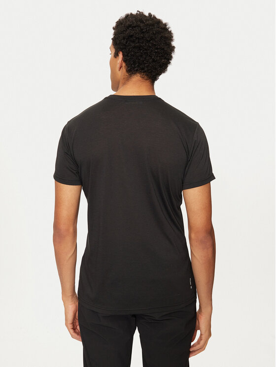 Salewa Salewa Koszulka techniczna Solidlogo Dry 27018 Czarny Regular Fit