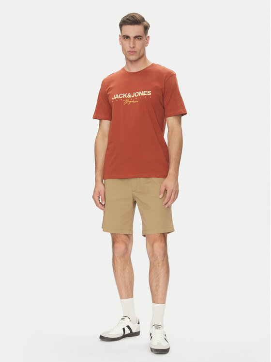 Jack & Jones Jack & Jones Szorty materiałowe Jaiden 12274983 Beżowy Relaxed Fit