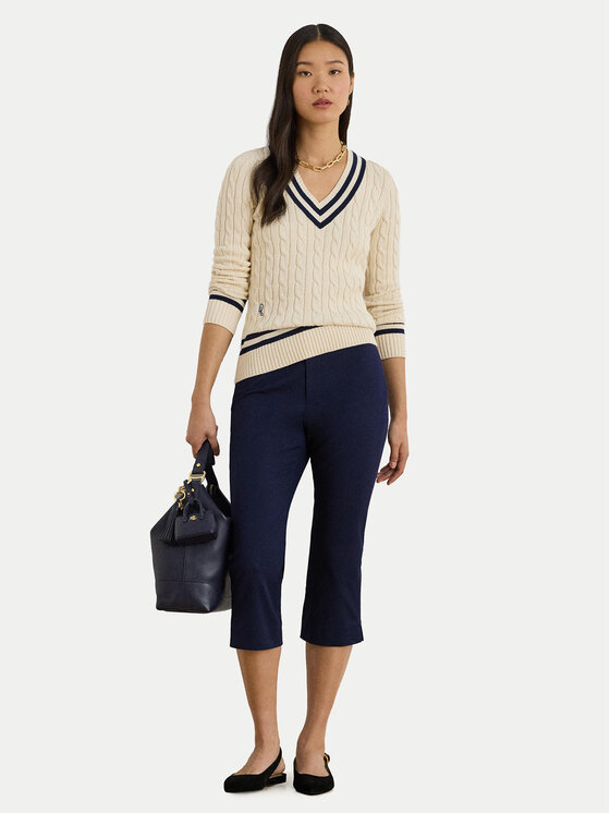 LAUREN RALPH LAUREN LAUREN RALPH LAUREN Sweter 200B22020001 Beżowy jasny Relaxed Fit