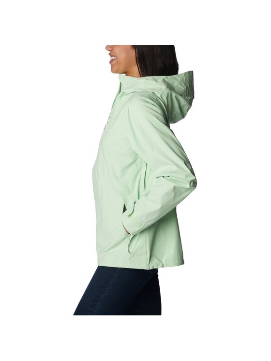 Columbia Columbia Kurtka outdoor Columbia Ampli-Dry Waterproof Shell Jacket Zielony Regular Fit