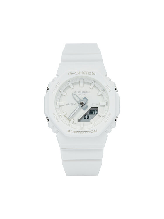 Dámské Hodinky G-Shock, Barva: Bílá, Time On Tone GMA-P2100-7AER