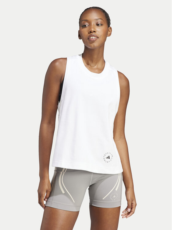 adidas by Stella McCartney adidas by Stella McCartney Top IB6858 Alb Regular Fit