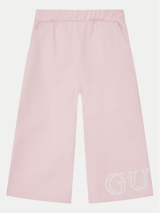 Guess Guess Dressipüksid K5RQ11 KA6R4 Roosa Regular Fit