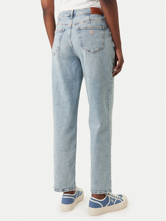Guess Jeans Guess Jeans Džinsai W5BA3O D0027 Mėlyna Boyfriend Fit