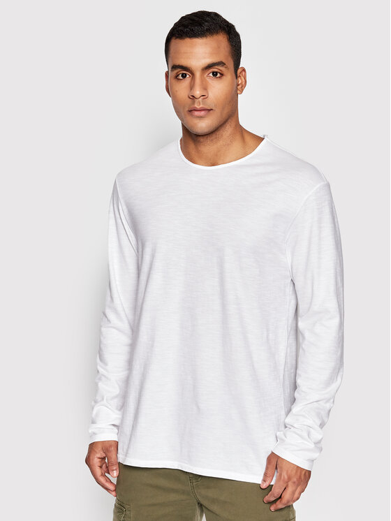 United Colors Of Benetton United Colors Of Benetton Longsleeve 3JE1J19A9 Λευκό Relaxed Fit