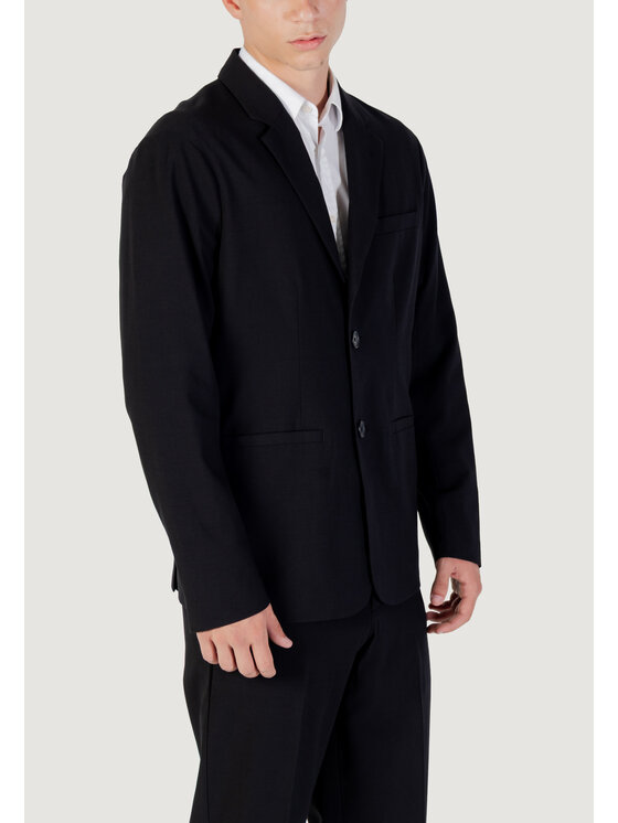 Armani Exchange Armani Exchange Marynarka XM000345 AF10897 Czarny Blazer Fit
