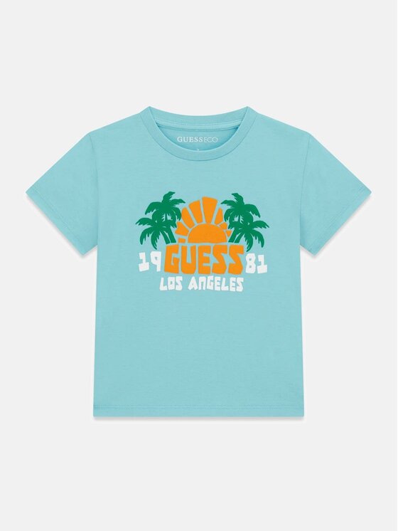 Guess Kids Guess Kids T-Shirt 182571 Modrá Classic Fit