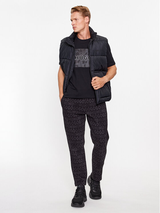 HUGO Hugo Spodnie dresowe Dleets 50496635 Czarny Regular Fit