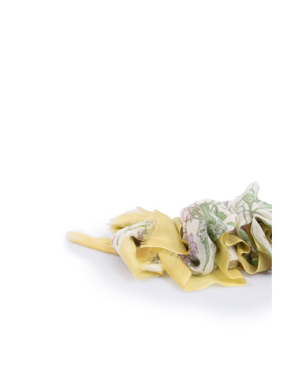 ALLORA BE UNIQUE ALLORA BE UNIQUE Scialle z kaszmiru Giallo