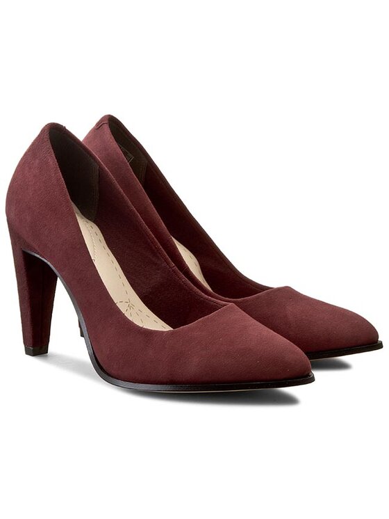 Clarks Czo enka Azizi Poppy 261118104 Bordowy Modivo.pl