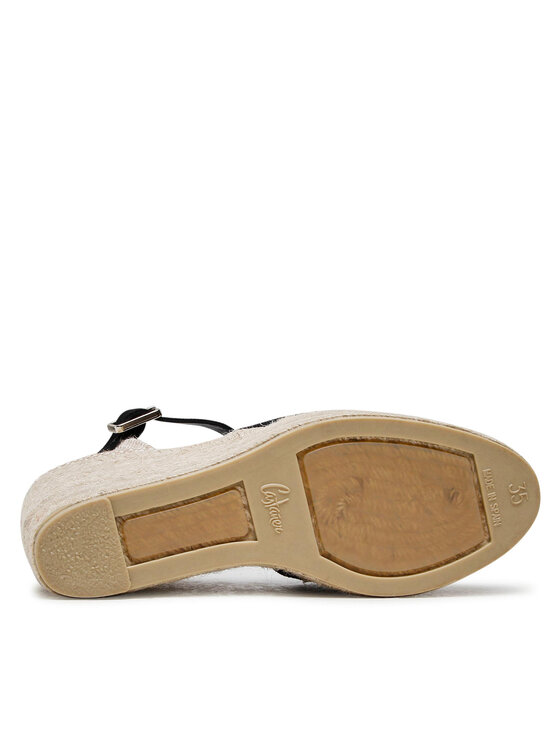 Castañer Castañer Espadryle Chiarata/8ED/001 020983-100-35 Czarny