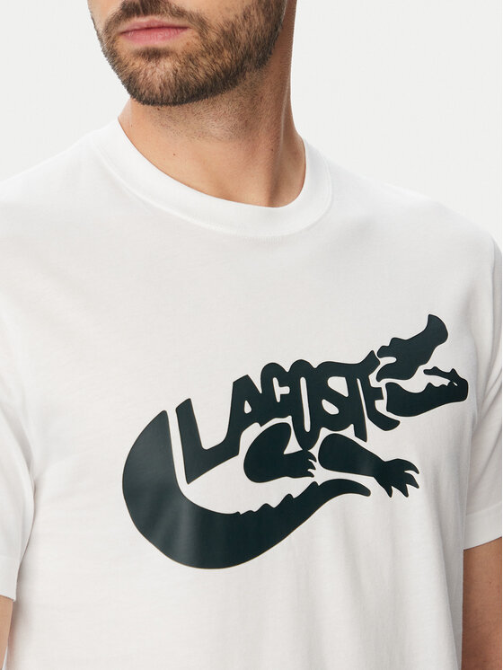 Lacoste Lacoste Футболка TH9990 Білий Classic Fit