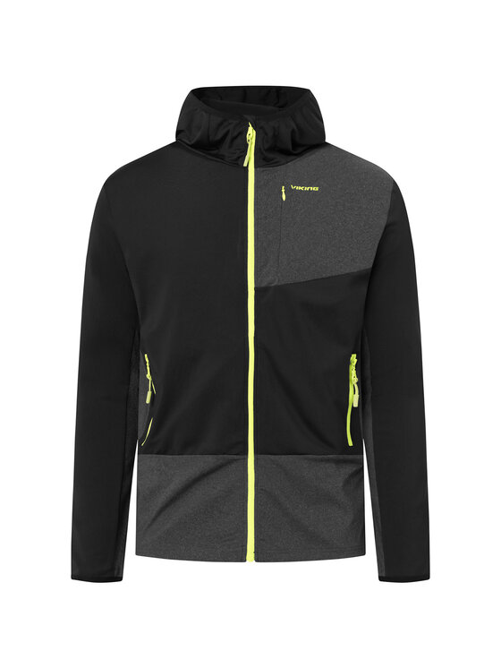 Viking Viking Bluza Tacoma Hoodie Man Czarny Regular Fit