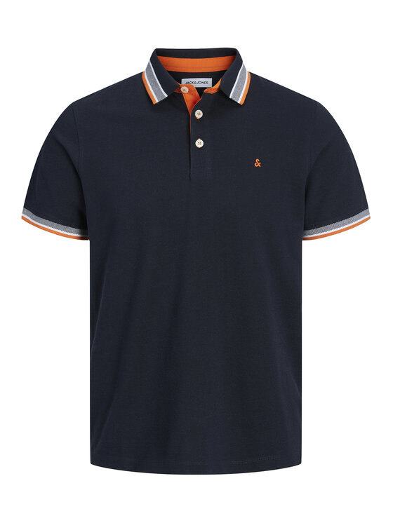 Jack & Jones Jack & Jones Polokošeľa Paulos 12136668 Tmavomodrá Slim Fit
